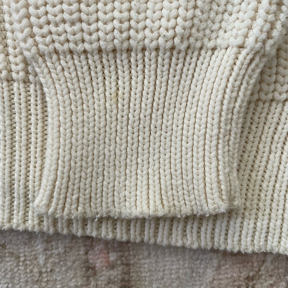Jenni Kayne Cotton Cocoon Cardigan, Ivory, XXS - Picture 9 of 13
